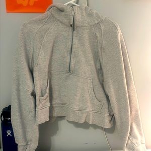 LULULEMON GREY SCUBA HOODIE